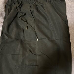 Men's Black Drawstring Pants